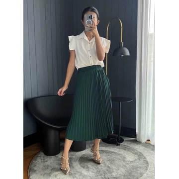 GLITTEN THE LABEL ROK Plisket MIDI Rok Plisket 7 8 Tanggung Rok Plisket Premium Pleats Skirt