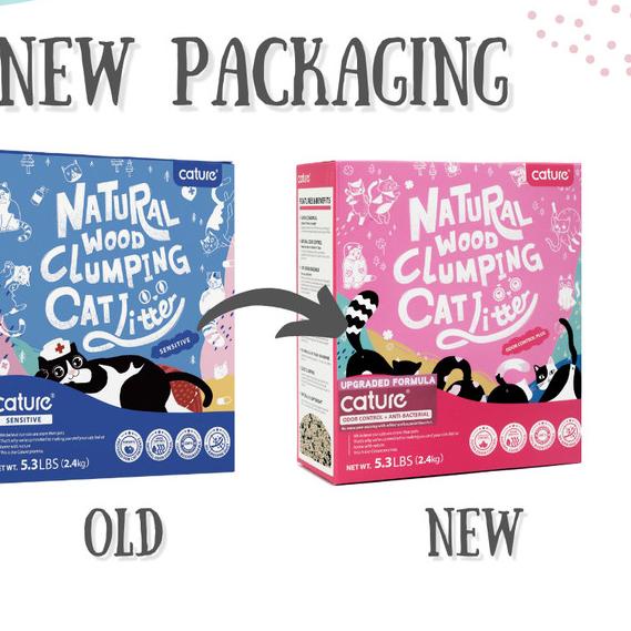 Jual Cature Natural Wood Clumping Cat Litter (Antibacterial Pellets