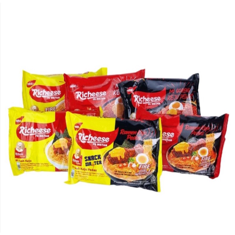 Jual Richeese Mie Goreng Keju - Netto 74gr | Shopee Indonesia