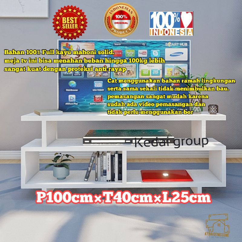 Jual Rak Tv Meja Tv Minimalis Modern Kayu Serbaguna Murah Shopee Indonesia