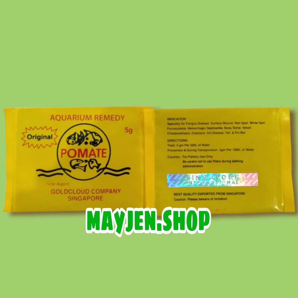 Jual OBAT IKAN POMATE SINGAPORE HOLOGRAM ORIGINAL 5gr | Shopee Indonesia