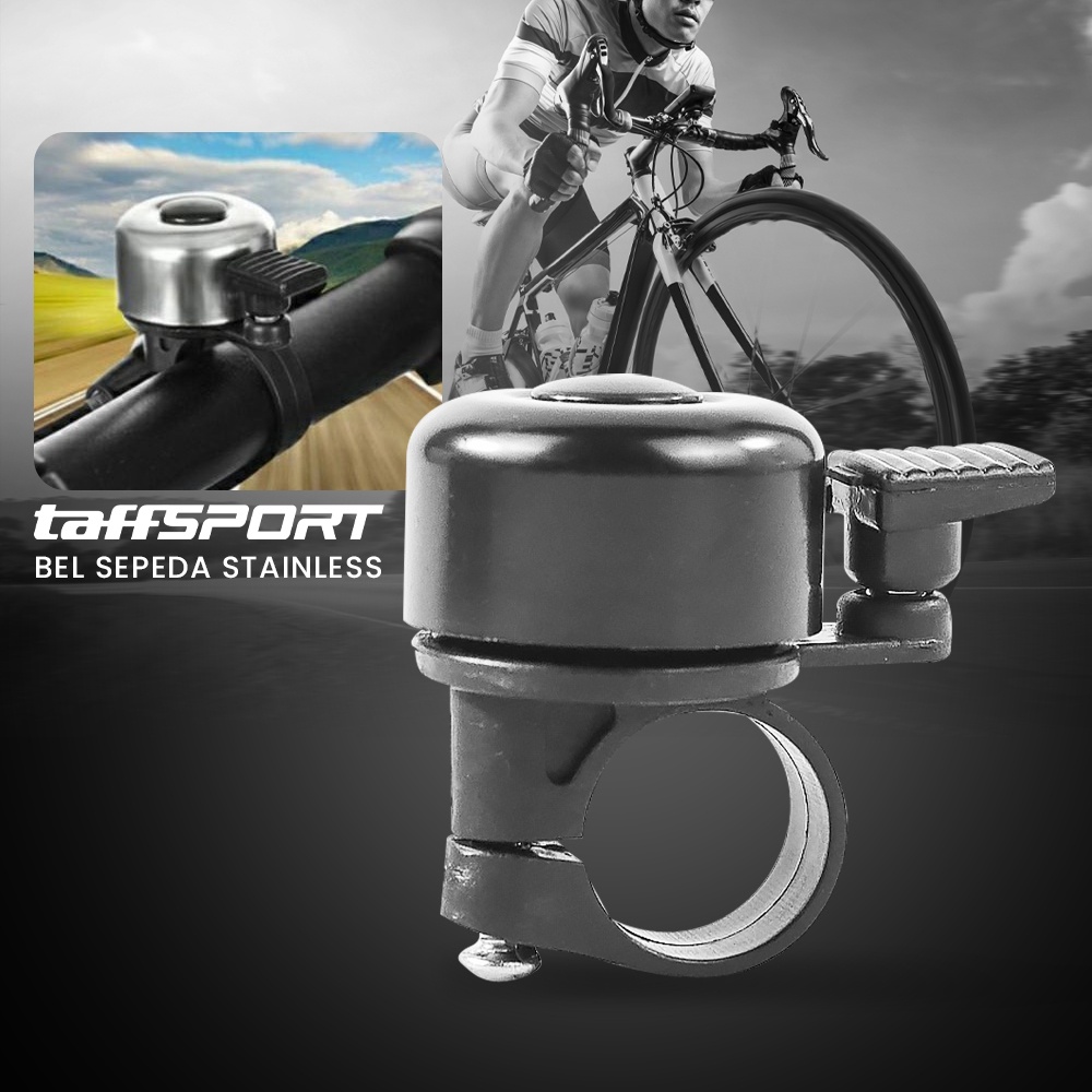 Jual Bell Sepeda Stainless Steel Safety Cycling Horn CQC Black 7RSE0TBK Shopee Indonesia
