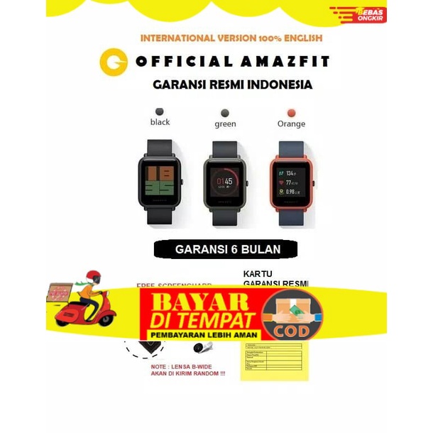 Xiaomi huami cheap amazfit bip international