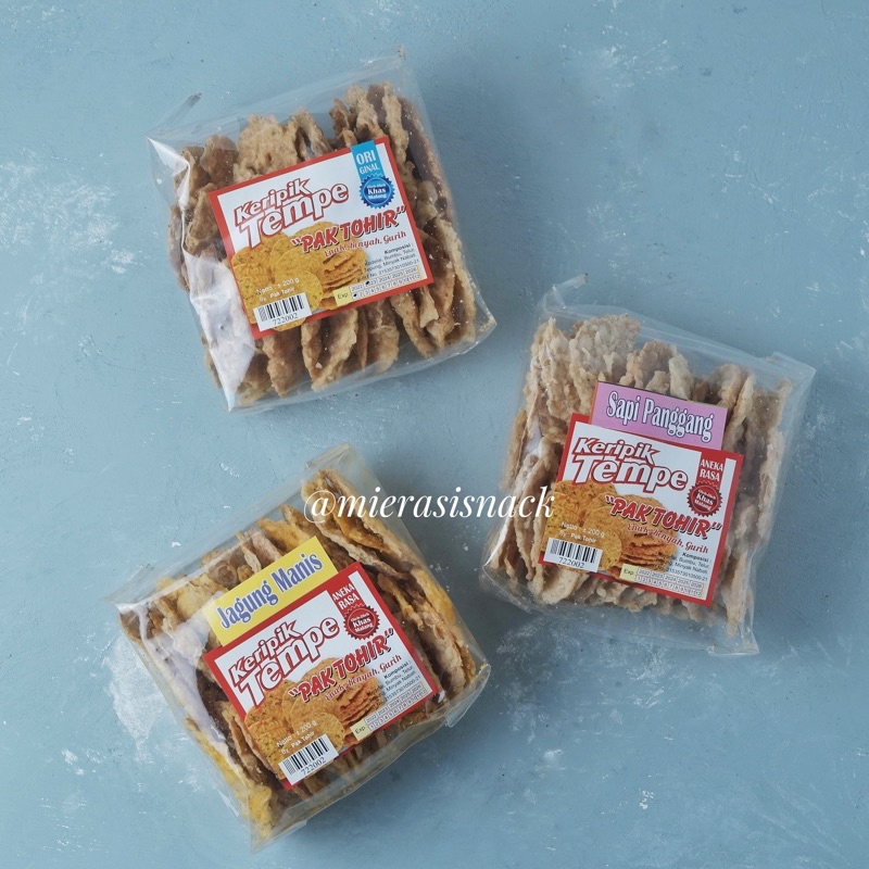 Jual Keripik Tempe Pak Tohir Bulat Makanan Gurih Makanan Tradisional Shopee Indonesia