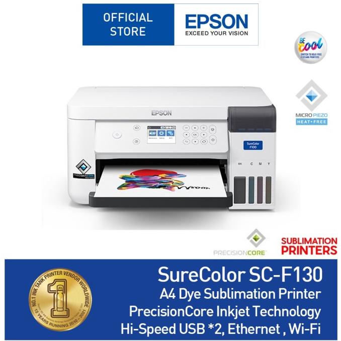 Jual Printer Epson Surecolor Sc F130 A4 Dye Sublimation Textile Printer Shopee Indonesia 8062