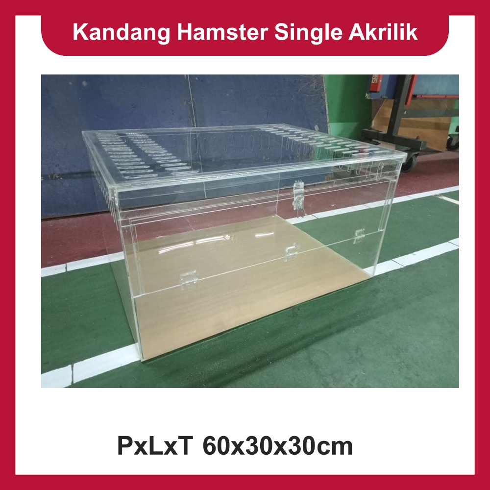 Jual Kandang Hamster Single Akrilik PxLxT 60x30x30cm | Shopee Indonesia