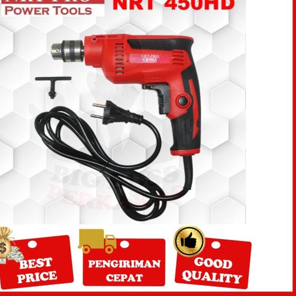 Jual Mesin Bor Listrik 10mm Bolak Balik Mesin Bor Tangan Nrt Pro 450