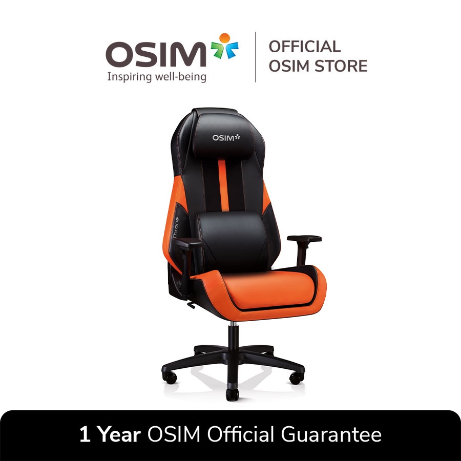 OSIM uThrone Gaming Massage Chair Kursi Gaming Pijat Orange  (WAREHOUSE DISPLAY)