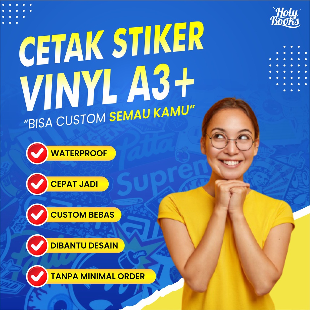 Jual Cetak Stiker Vinyl A3 Shopee Indonesia 7395