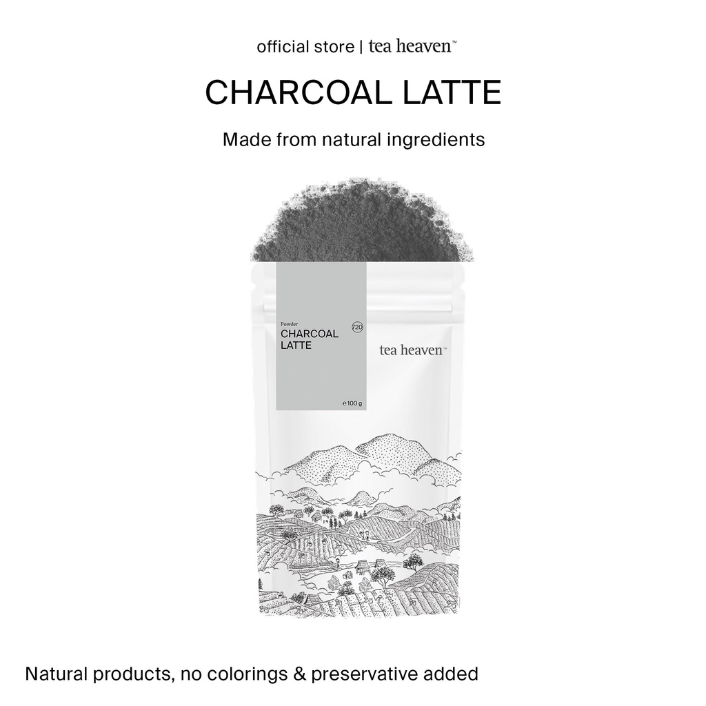 Jual Charcoal Latte Pure Powder Drink Bubuk Minuman Arang Shopee