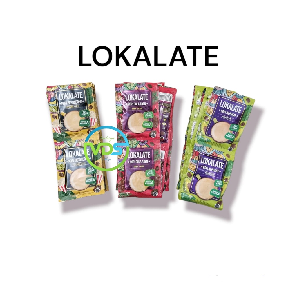 Jual Lokalate Renceng Varian - Kopi Alpukat - Gula Aren - Kopi