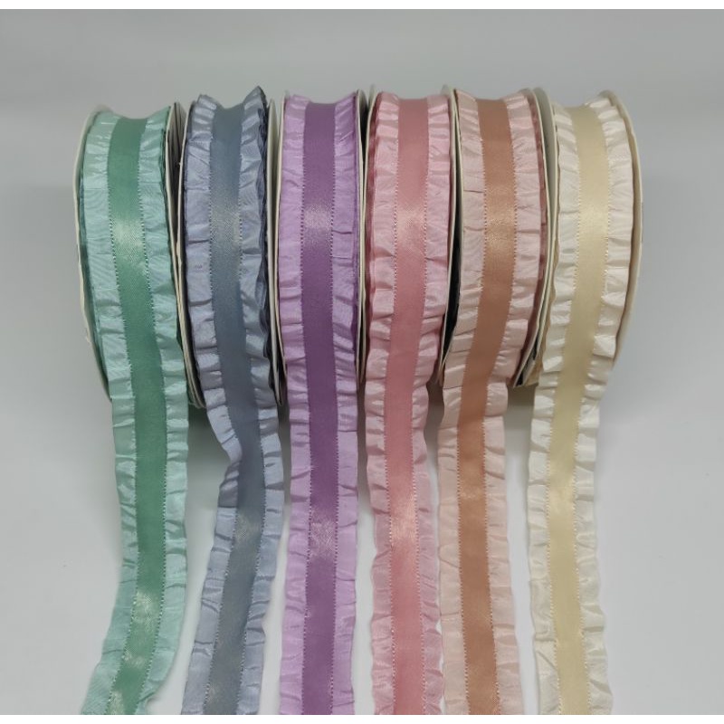 Jual Pita ruffle Korea premium per meter | Shopee Indonesia