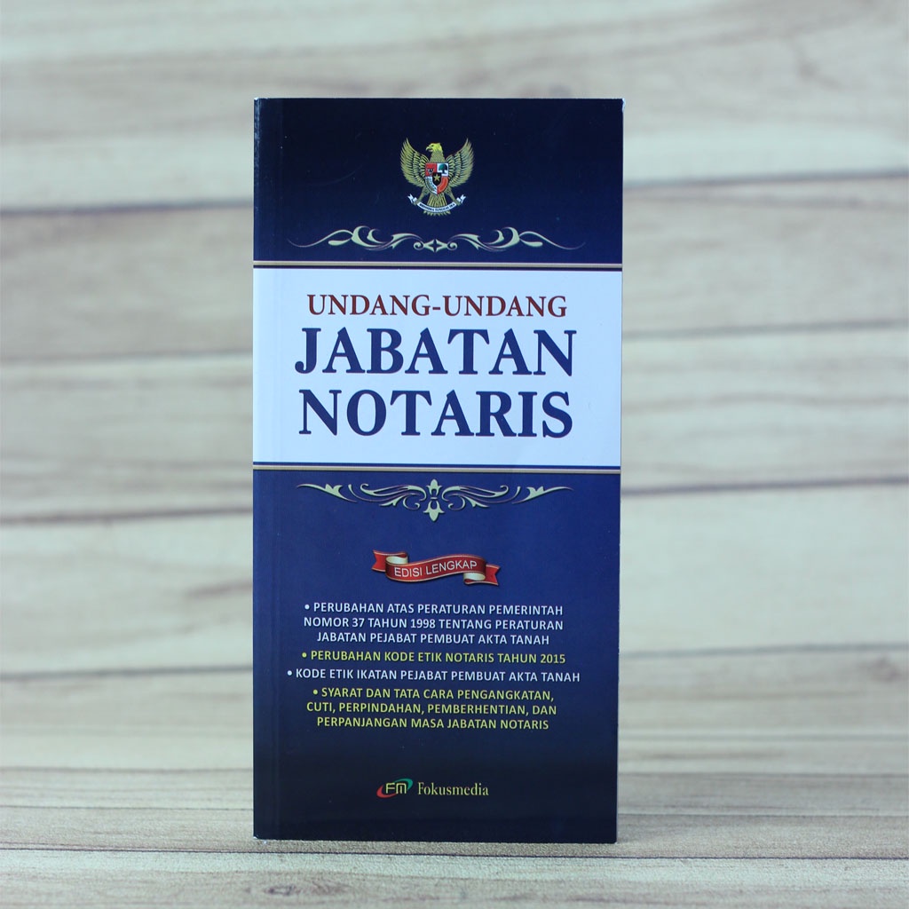 Jual Buku Undang-Undang Jabatan Notaris Edisi Lengkap Terbaru 2022 ...