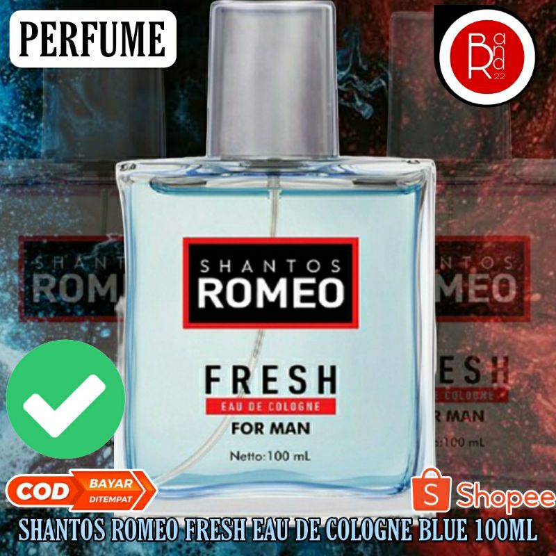 Jual Shantos Romeo Fresh Eau De Cologne 100ml (Minyak Wangi) | Shopee ...