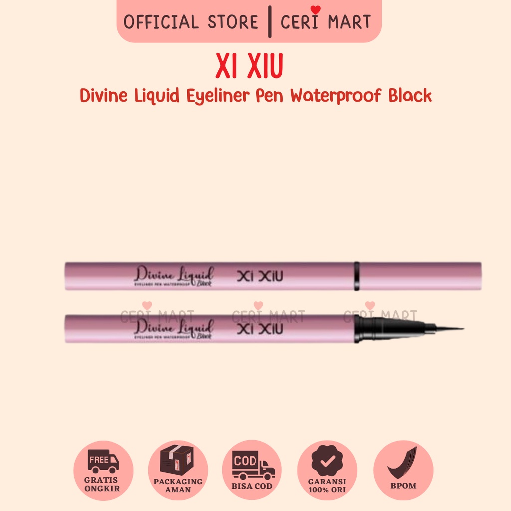 Jual Xi Xiu Xixiu Divine Liquid Eyeliner Pen Waterproof Pulpen Eyeliner