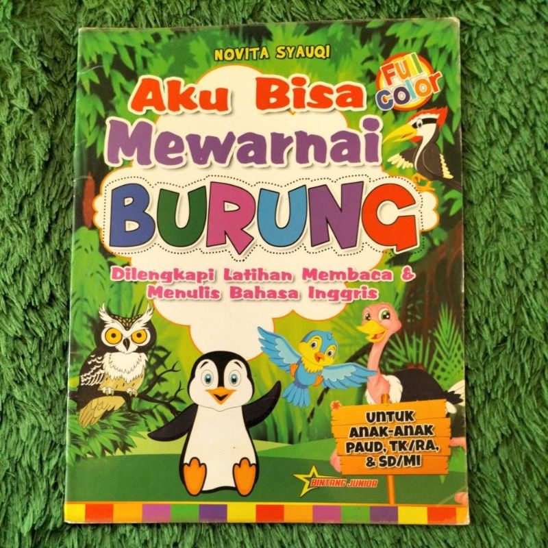 Jual ORIGINAL BUKU AKU BISA MEWARNAI BURUNG FULL COLOUR | Shopee Indonesia