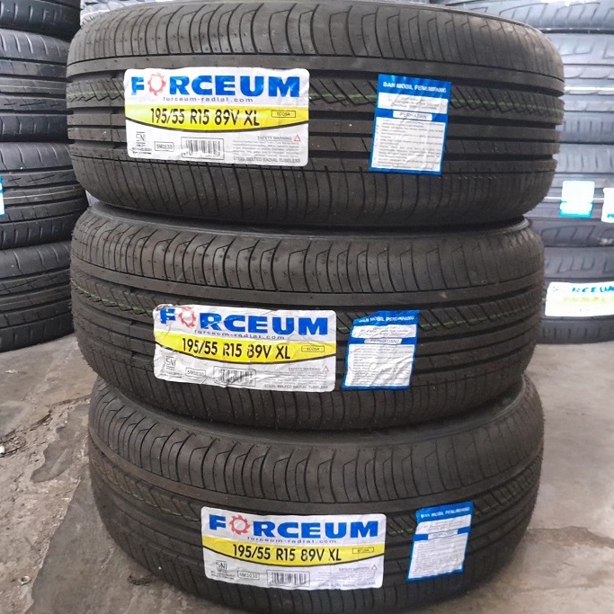 Jual Ban FORCEUM ECOSA 195/55 R15 Ban mobil mura ukuran standart ...