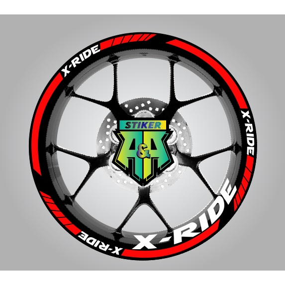 Jual AA STIKER VELG X-RIDE | STIKER X-RIDE LIS VELG X-RIDE | Shopee ...