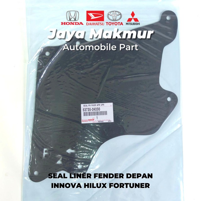 Jual Seal Liner Fender Apron Depan Innova Hilux Fortuner Original ...