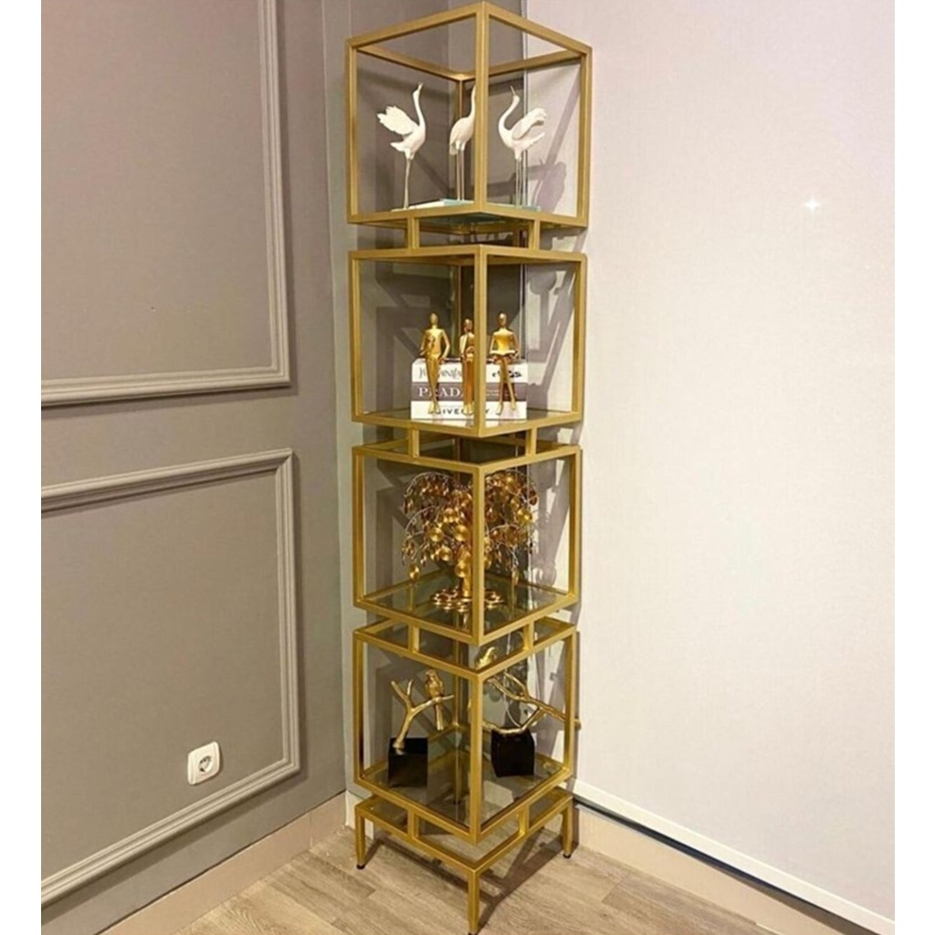 Jual Rak dekorasi ruang tamu / rak sudut / rak hias / rak ruang tamu