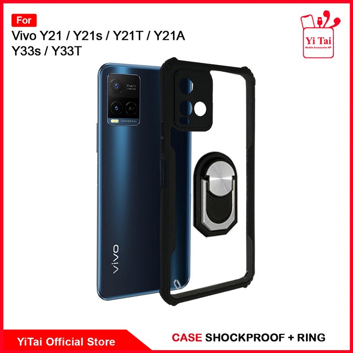 Jual YI TAI Yc-05 Case Fusion + Ring Vivo Y21 Y21S Y21T Y21A Y33S Y33T ...