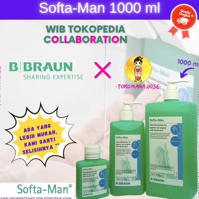 Jual SoftaMan 1000 Ml | Hand Sanitizer B|BRAUN | Shopee Indonesia