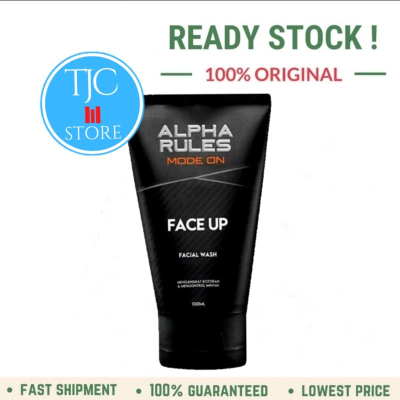 Jual ALPHA RULES Face Up - Facial wash (Facial Care) | Shopee Indonesia
