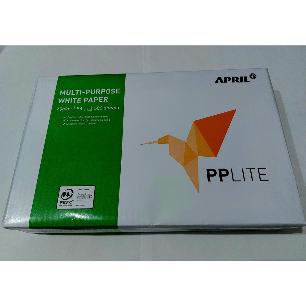 Jual Kertas HVS F4 FOLIO F75 gram 75gsm Paper Lite Paperlite | Shopee ...
