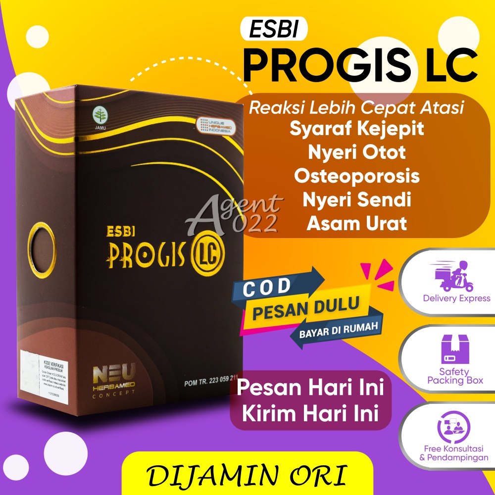 Jual Herbamed Esbi Progis Lc Obat Herbal Solusi Keluhan Syaraf Kejepit Gangguan Otot Tulang Dan