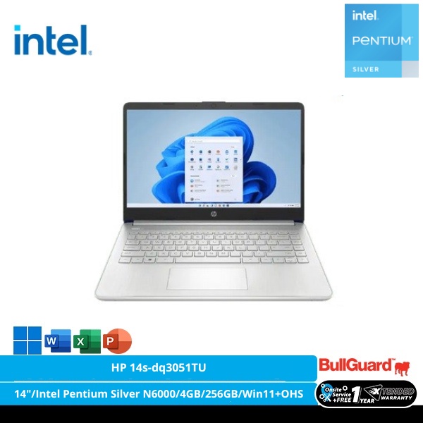 Jual Hp 14s Dq3051tu 14intel Pentium Silver N60004gb256gbwin11ohs Shopee Indonesia 4038