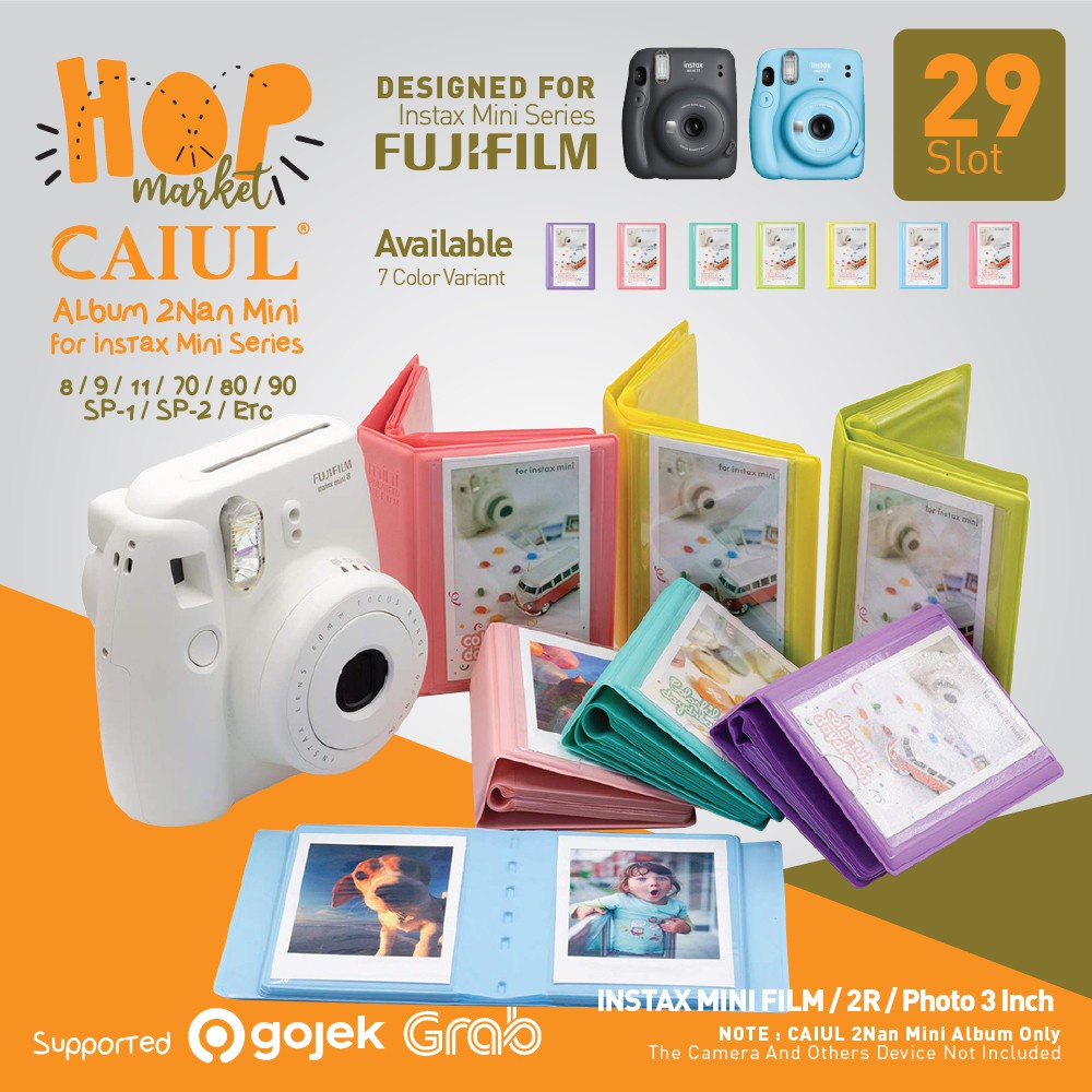 Album 2Nan MINI 28 Foto Colorful Foto Fujifilm Instax Mini 11 40  90 SP1 SP2 Link Liplay EVO Photo Size 2R Etc