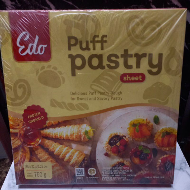 Jual Edo Puff Pastry 750g ( khusus instant kurir ) | Shopee Indonesia