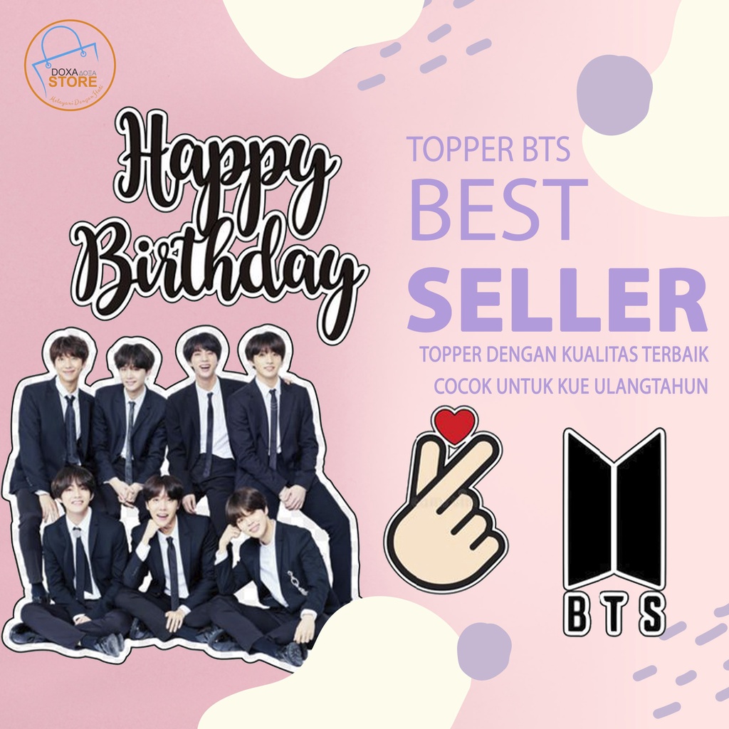 Jual Topper Custom Happy Birthday BTS 48 | Shopee Indonesia