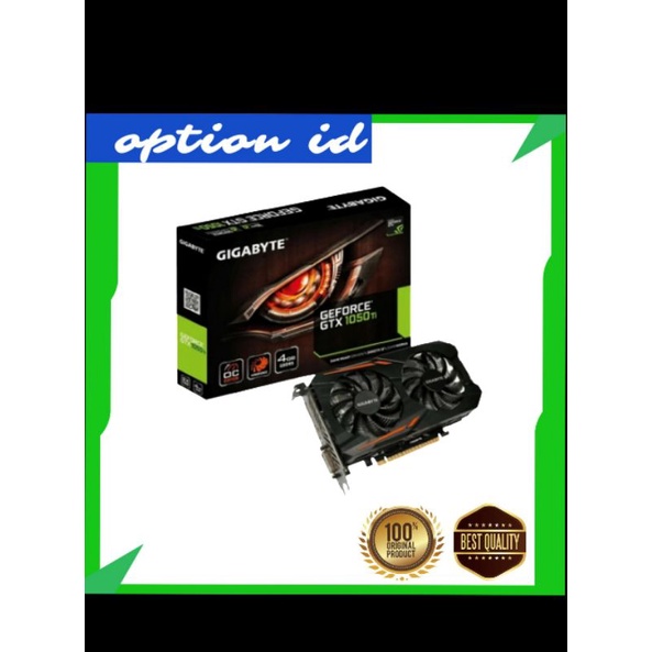 Jual Vga Gigabyte Windforce Geforce Gtx 1050 Ti Oc Gtx1050 Ti 4gb Gddr5 Shopee Indonesia