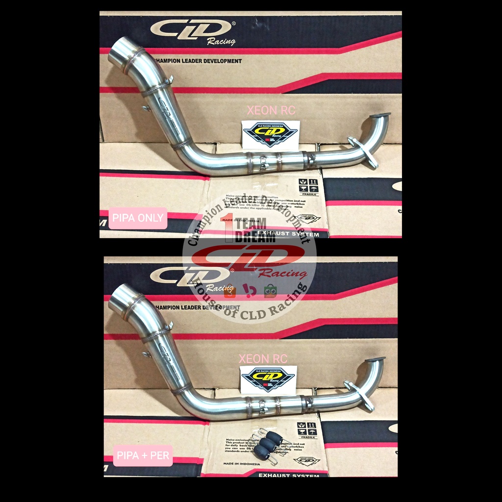 Jual PIPA/HEADER/LEHERAN/KNALPOT CLD RACING XEON RC INLET 50MM C3 ...