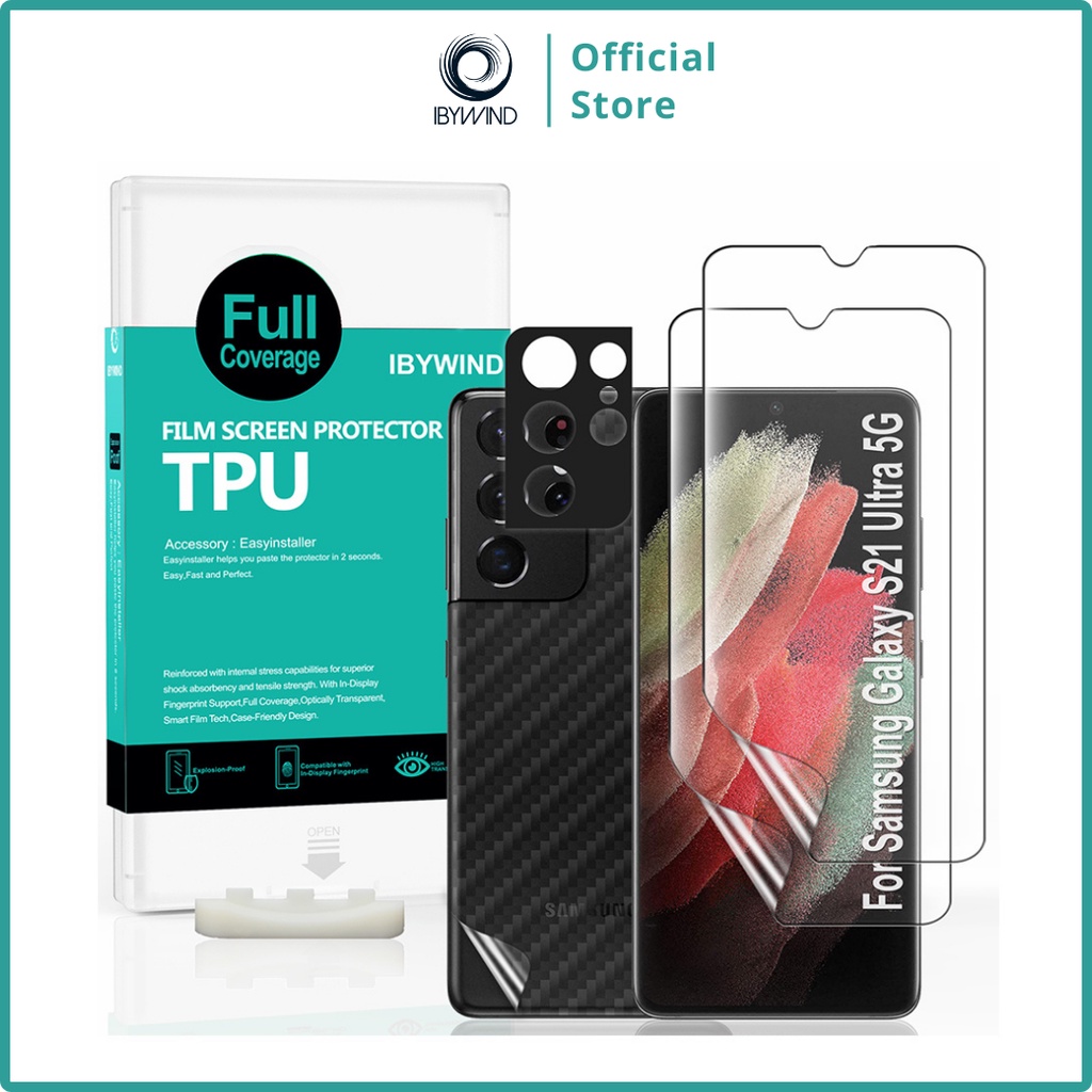 Ibywind TPU Screen Protector untuk Samsung Galaxy S21 Ultra 5G