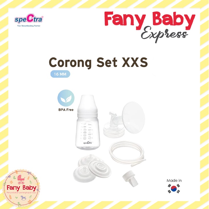 Jual SPECTRA CORONG SET / PREMIUM BREAST SHIELD WN WITH PP BOTTLE ...
