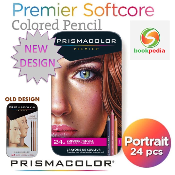 Jual PRISMACOLOR Premier Portrait Set Soft Core 24 Count, Skin Color ...