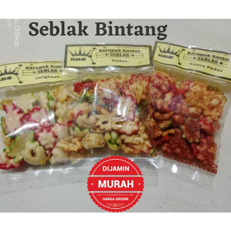 Jual Kerupuk Bantet Seblak Krupuk Bintang Udang Kriting Makaroni