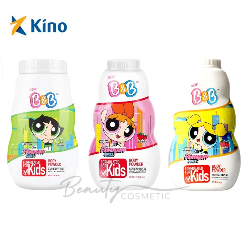 Jual B&B Kids Powder Powerpuff Girls 60gr / 150gr | Shopee Indonesia