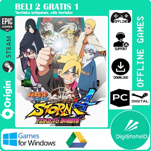 Jual Game PC Naruto Shippuden Ultimate Ninja STORM 4 Road to Boruto ...