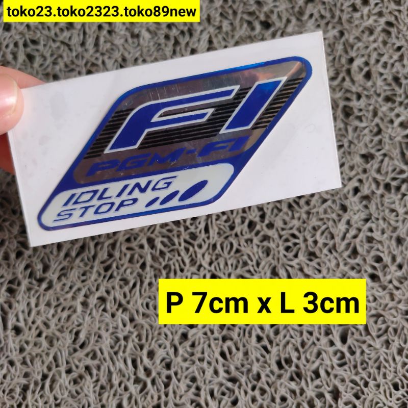 Jual Stiker Pgm F Idling Stop Sticker Motor Shopee Indonesia