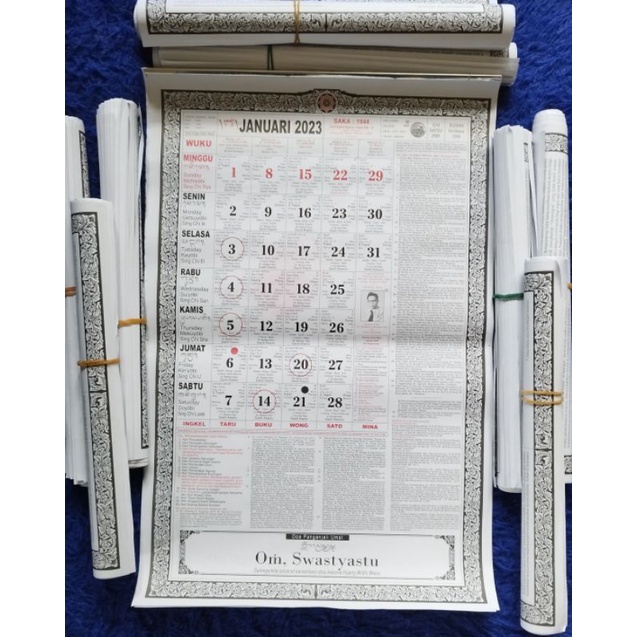 Jual Kalender bali 2023 bangbang gede rawi | Shopee Indonesia