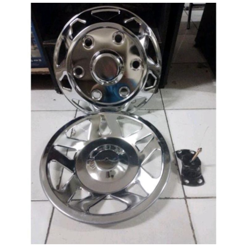 Jual Weldop/Dop Roda Ring 16 TRUK/BUS Medium Lubang 6 MOTIF BINTANG ...