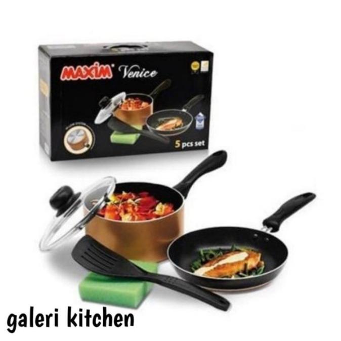 Jual Panci Set Maxim Venice Set 5 5pcs Alat Masak Peralatan Masak