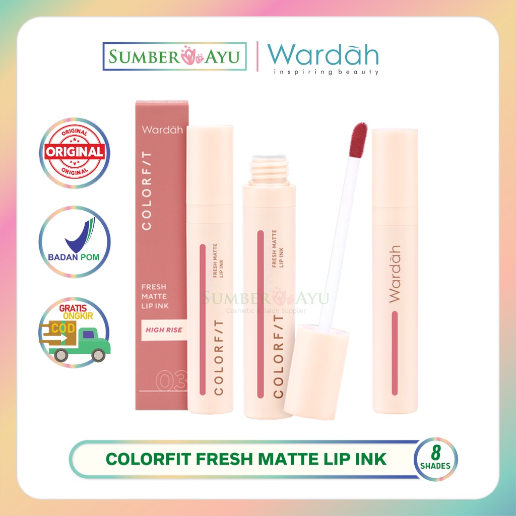 Jual Wardah Colorfit Fresh Matte Lip Ink | Shopee Indonesia