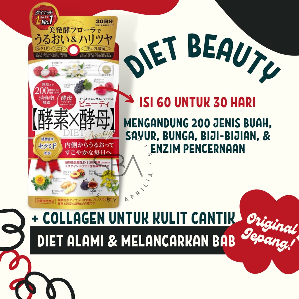 Jual Enzyme Diet Beauty Original Jepang, Suplemen Kecantikan, Kesehatan ...