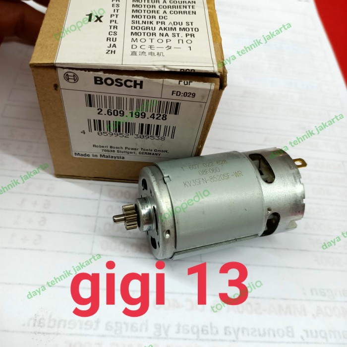 Jual Dc Motor Gsr Gsb Bosch Ori Gigi Dinamo Cordless Bosch Gm Store Shopee