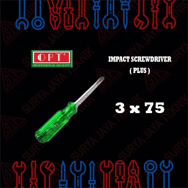 Jual OPT Obeng Impact ( Ujung PLUS ) | Shopee Indonesia