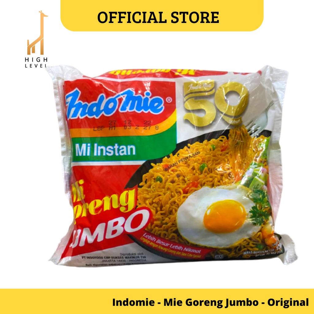 Jual Indomie Goreng Jumbo Rasa Original 129gr | Shopee Indonesia